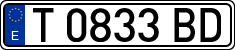 License plates of Spain, 1971 year series