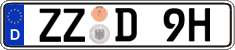 German license plate, Plates for oldtimers (type 