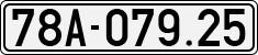 License plate of Vietnam, Cars