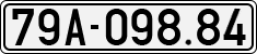 License plate of Vietnam, Cars