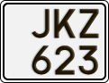 License plate of Sweden, Regular plates