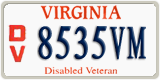 Virginia, Specialty plates (1234AB)