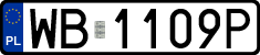 License plates of Poland, Regular car plates