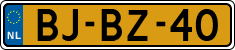 License plate of the Netherlands, Heavy Commercial Vehicles (1994 system)