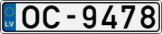 License plate of Latvia, Regular car plates