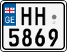 License plate of Georgia, Motorcycles (2014)