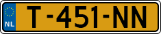 License plate of the Netherlands, Cars