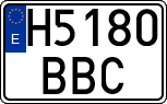 License plates of Spain, Specialty plates