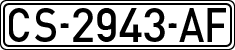 License plates of Spain, 1971 year series