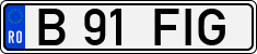 License plate of Romania, Regular plates
