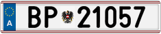 License plate of Austria, Official services and consulates