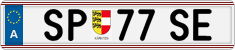 License plate of Austria, Regular plates