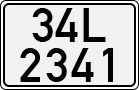License plate of Vietnam, Cars