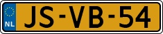License plate of the Netherlands, Cars