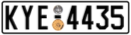License plate of Greece, Cars