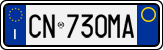 License plate of Italy, Cars (1994 year series)