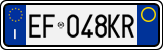License plate of Italy, Cars (1994 year series)