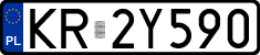 License plates of Poland, Regular car plates
