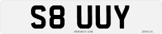 License plate of the United Kingdom, 1983 year system