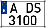 License plates of Spain, 1971 year series