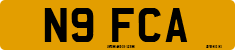 License plate of the United Kingdom, 1983 year system
