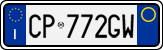 License plate of Italy, Cars (1994 year series)