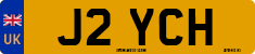 License plate of the United Kingdom, 1983 year system
