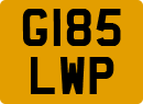 License plate of the United Kingdom, 1983 year system