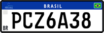 License plate of Brazil, Private owners (Mercosul)