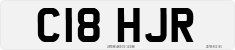 License plate of the United Kingdom, 1983 year system