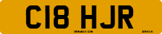 License plate of the United Kingdom, 1983 year system