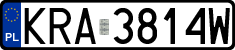 License plates of Poland, Regular car plates