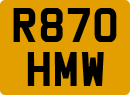 License plate of the United Kingdom, 1983 year system