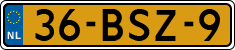 License plate of the Netherlands, Heavy Commercial Vehicles (1994 system)