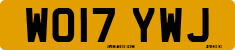 License plate of the United Kingdom, 2001 year system