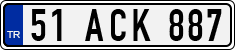 License plate of Turkey, Regular plates