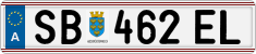 License plate of Austria, Regular plates