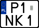 License plates of Poland, Vanity Plates