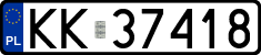 License plates of Poland, Regular car plates