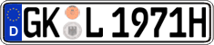 German license plate, Plates for oldtimers (type 