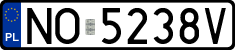 License plates of Poland, Regular car plates