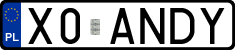 License plates of Poland, Vanity Plates