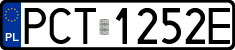 License plates of Poland, Regular car plates