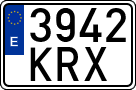 License plates of Spain, Ordinary (2000)