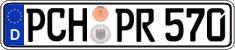 German license plate, Regular plates