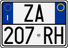 License plate of Italy, Cars (1994 year series)