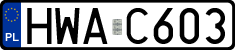 License plates of Poland, Authorities