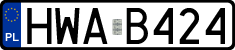 License plates of Poland, Authorities