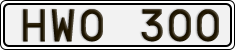 License plate of Sweden, Regular plates