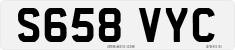 License plate of the United Kingdom, 1983 year system